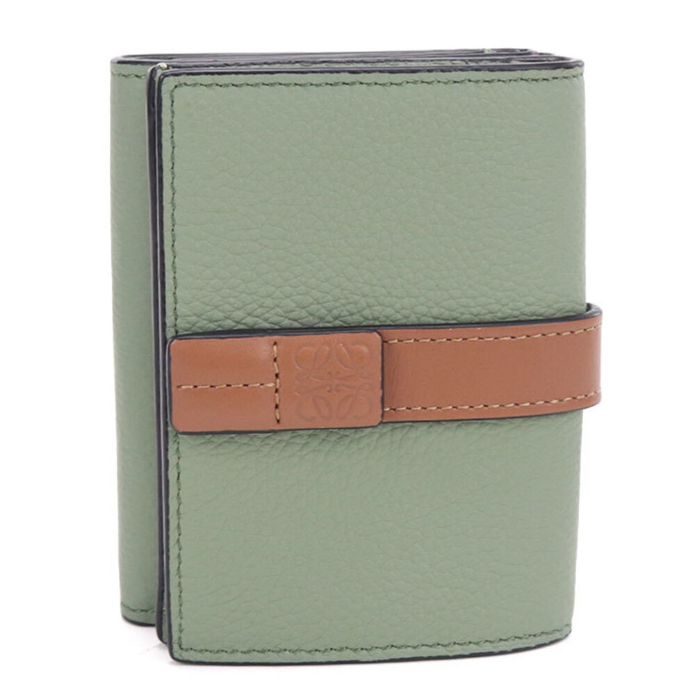 LOEWE Trifold Wallet C660TR2X03 Anagram Women's Green